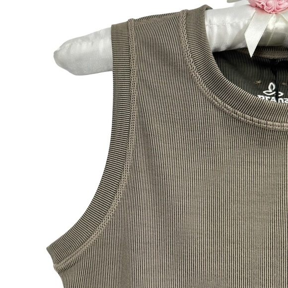 NEW PRANA Becksa Dress Sleeveless Ribbed Bodycon Sheath in Mink Heather Size XS - Picture 4 of 5